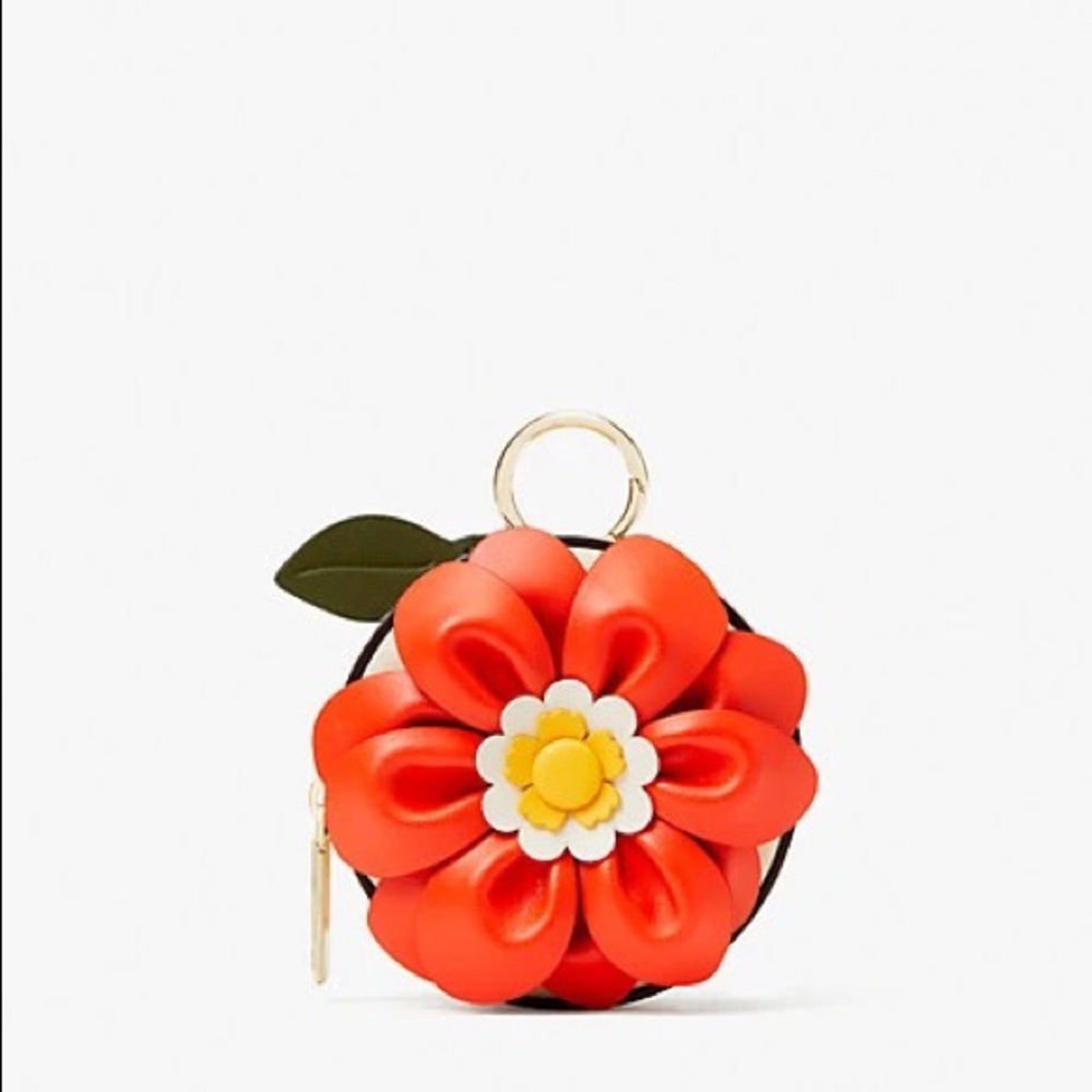 Kate Spade Petal 3D Flower Coin Purse NWT